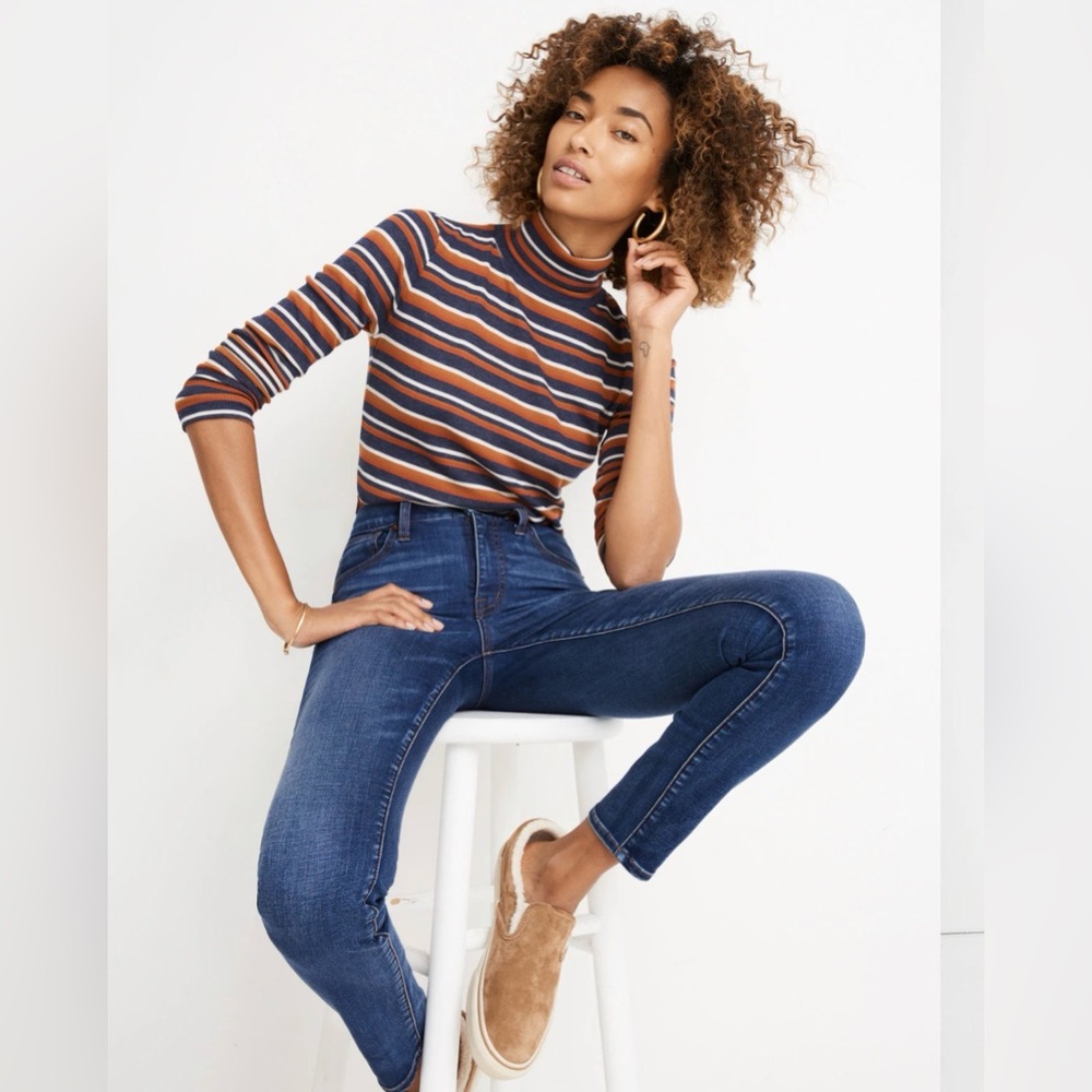 Madewell 10" High-Rise Skinny Jeans in Tarren Wash: THERMOLITE® Edition